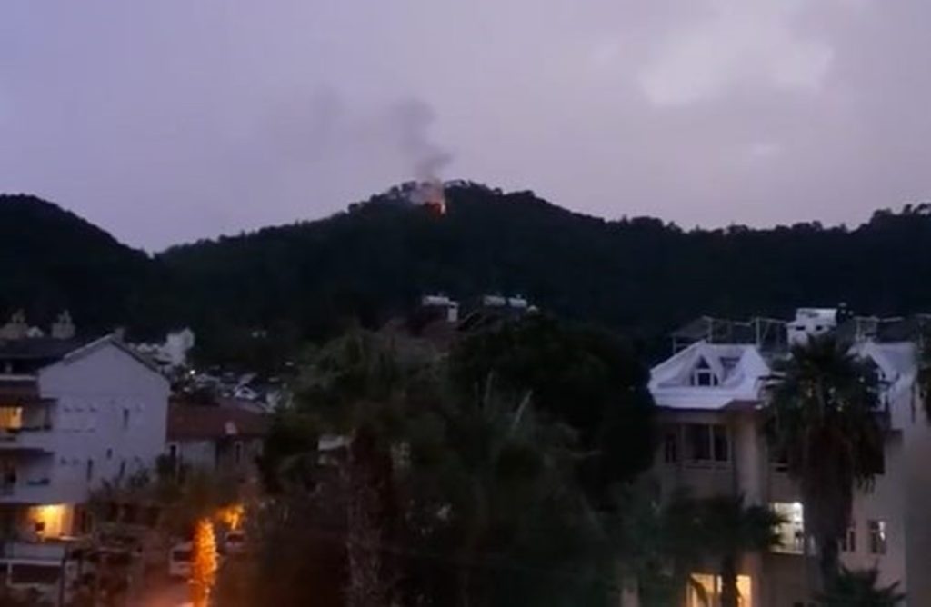 Marmaris orman yangını
