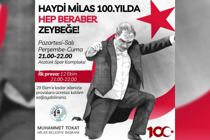 Milas Belediyesi 29 Ekim zeybek