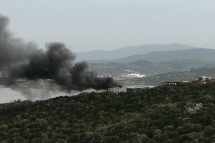 Milas’ta işçilerin kaldığı konteynerlerde yangın çıktı
