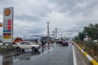 Milas'ta zincirleme trafik kazası