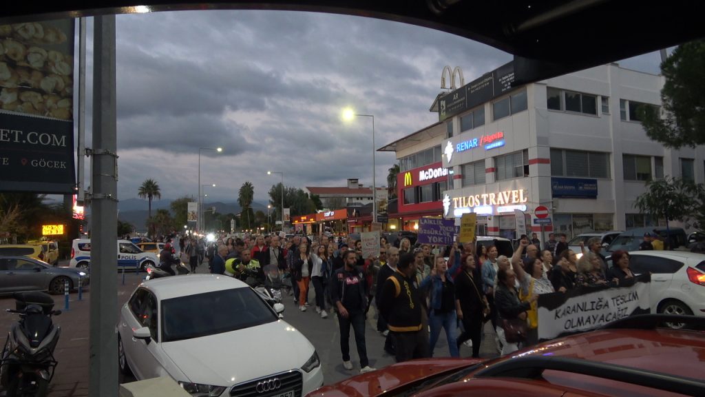 Fethiye yargı protesto
