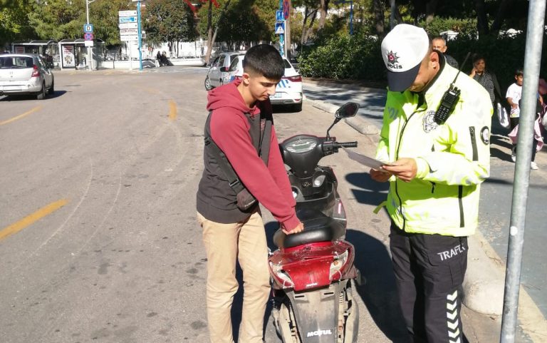 Menteşe'de trafik denetimi