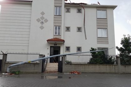 Dalaman'da fırtına ve hortum