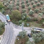 Milas’ta iki tır çarpıştı