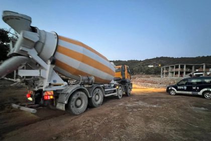 Bodrum’da kaçak inşaatlara beton döken firmalara yasal işlem