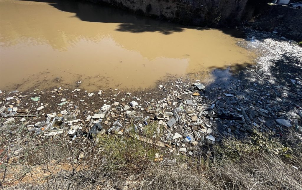 Bodrum’da derelere atılan çöpler Bitez plajına ve barajına vurdu