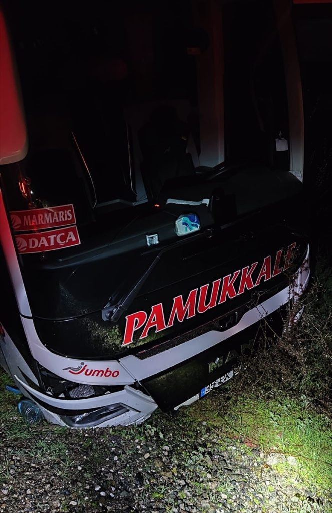 Marmaris otobüs kazası kaza marmaris datça