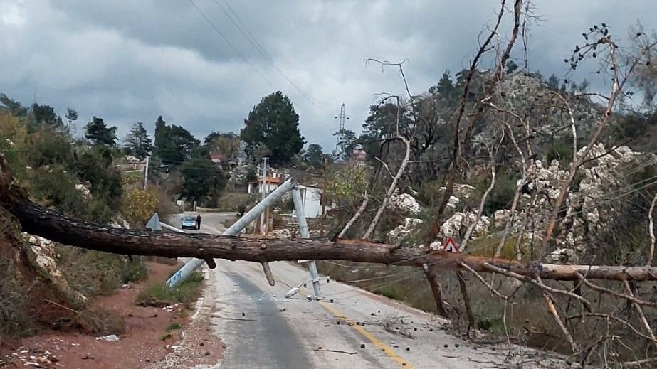 Marmaris'te fırtına sağanak yağış