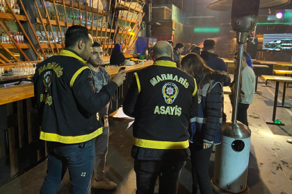 Marmaris'teki eğlence mekanlarında