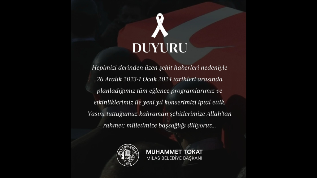 Milas yılbaşı etkinlikleri