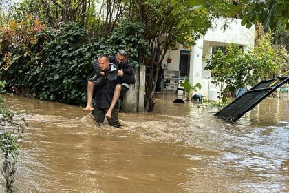 Bodrum’da sağanak yağış