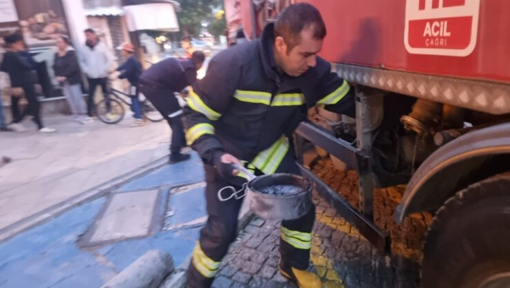 Milas’ta yangın
