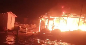 Milas'ta ev yangını