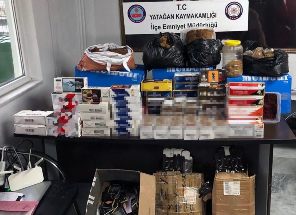 Yatağan kaçak alkol  operasyonu