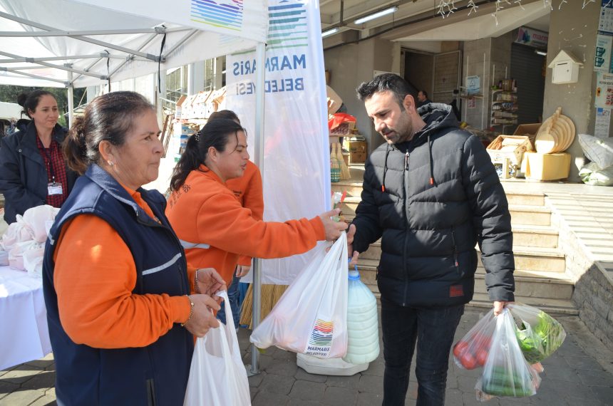 marmaris turunç marmaris belediyesi turunç dağıttı