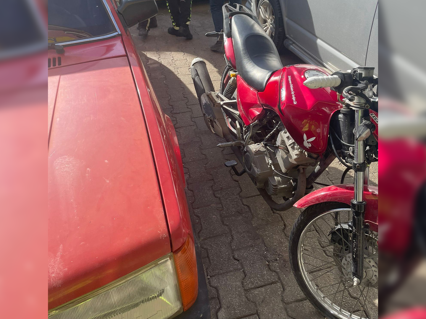 milas'ta sahte plakalı motosiklete, milas sahte plakalı motosiklete