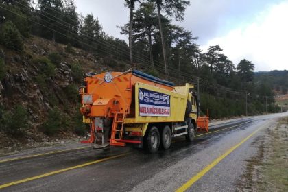 muğla buzlanma, muğla tuzlama çalışması, muğla'da buzlanmaya karşı tuzlama