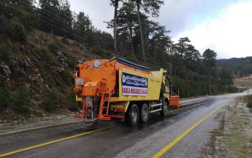 muğla buzlanma, muğla tuzlama çalışması, muğla'da buzlanmaya karşı tuzlama