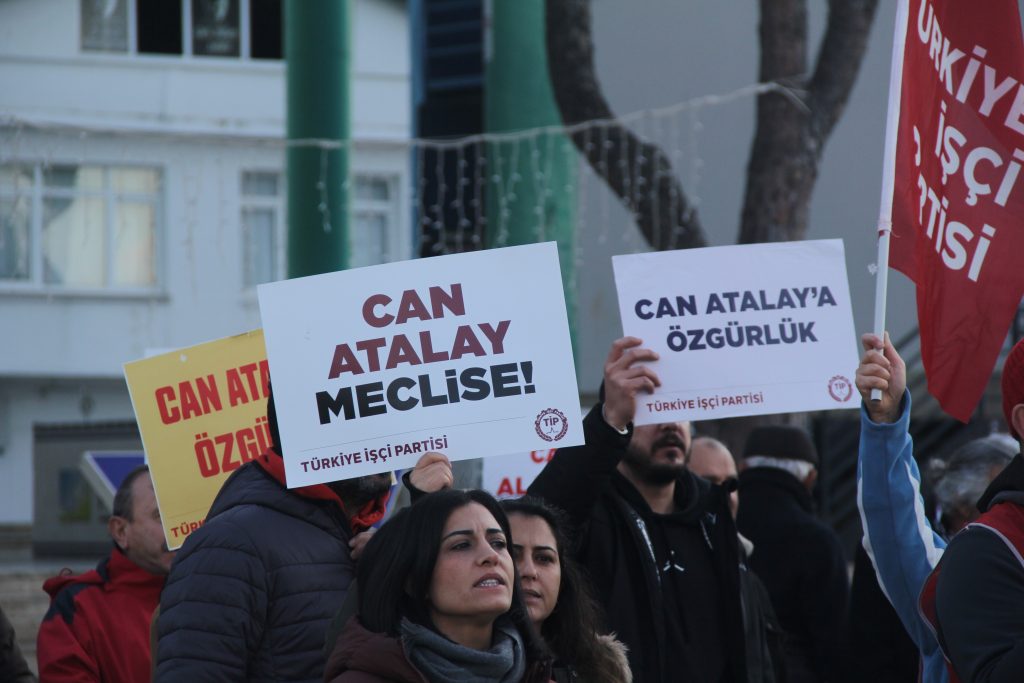 TİP Fethiye Can atalay protesto basın açıklaması