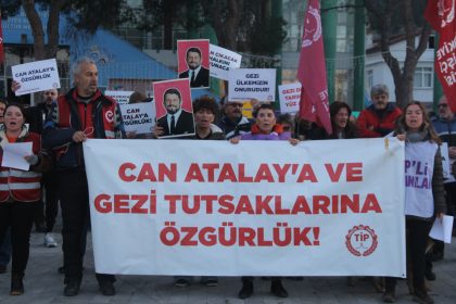 TİP Fethiye Can atalay protesto basın açıklaması
