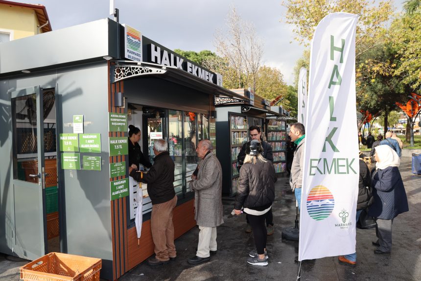 marmaris halk ekmek, marmaris halk ekmek büfeleri, marmaris'teki halk ekmek