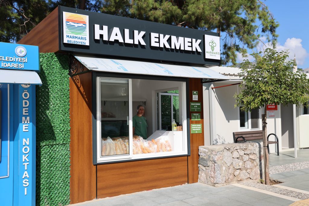 marmaris halk ekmek, marmaris halk ekmek büfeleri, marmaris'teki halk ekmek
