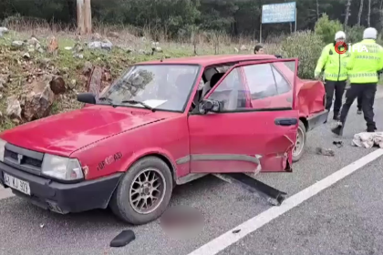 menteşe'de trafik kazası, menteşe kaza, menteşe trafik kazasında