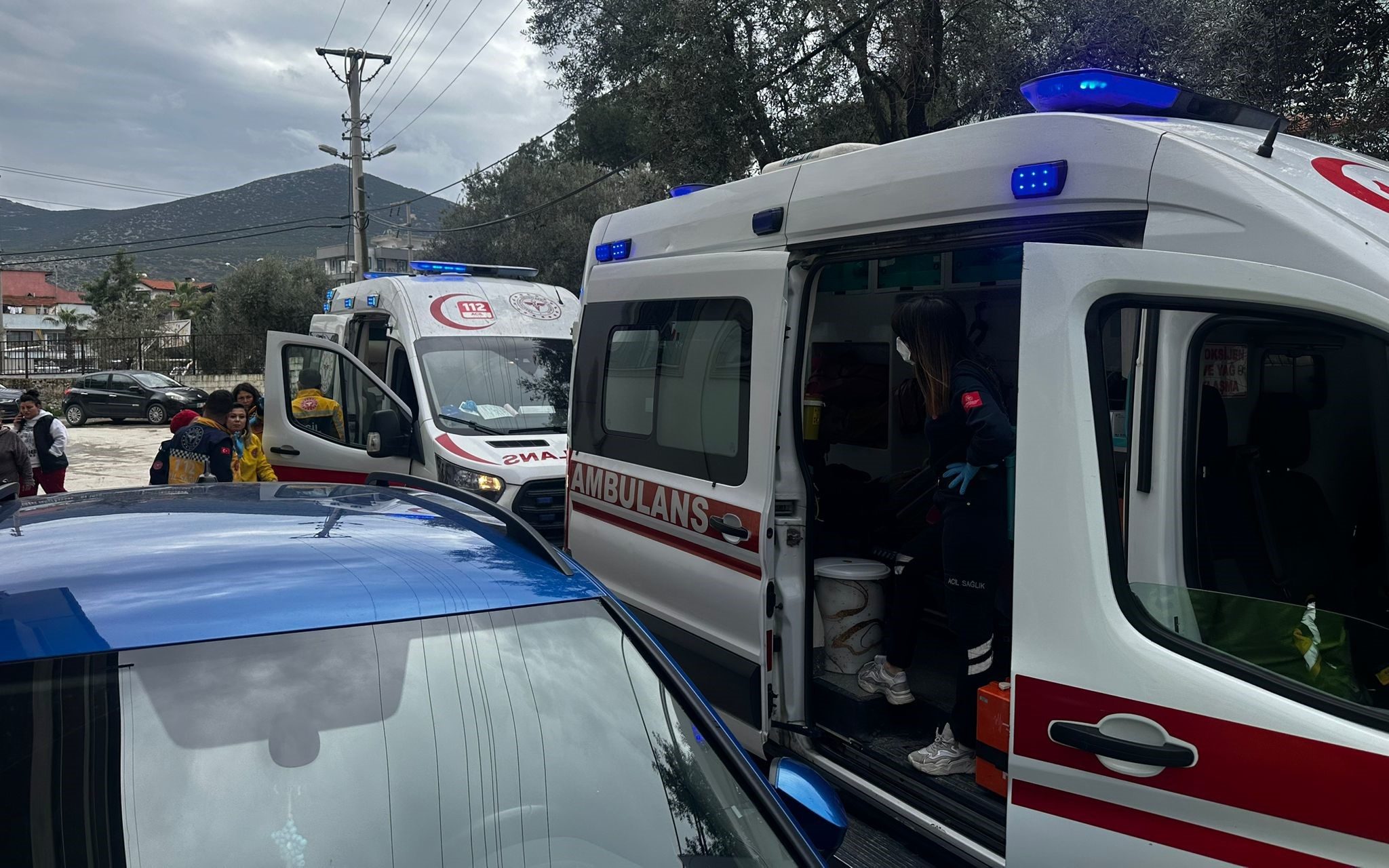 milas'ta meydana gelen kazada, milas kaza, milas trafik kazası, milas trafik kazasında,