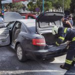 muğla otomobil yangını, menteşe otomobil yangını, menteşe'de bakımdan çıkan otomobil, menteşe bakımdan çıktıktan,