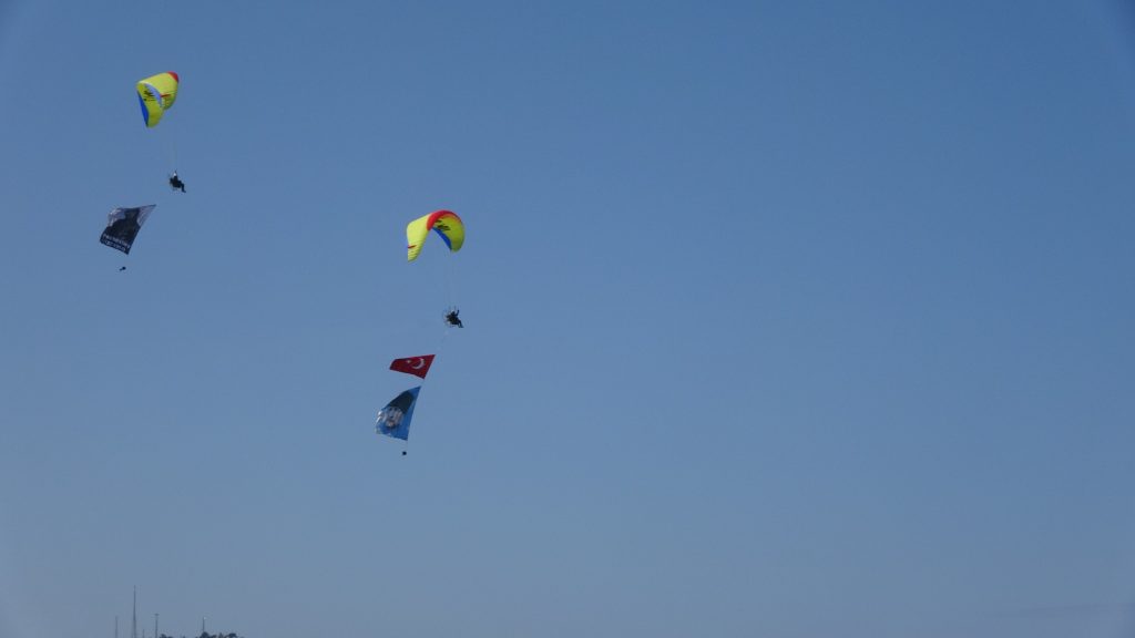 Şehit Fethi Bey şehit fethi bey anma solotürk fethiye thk paramotor fethiye