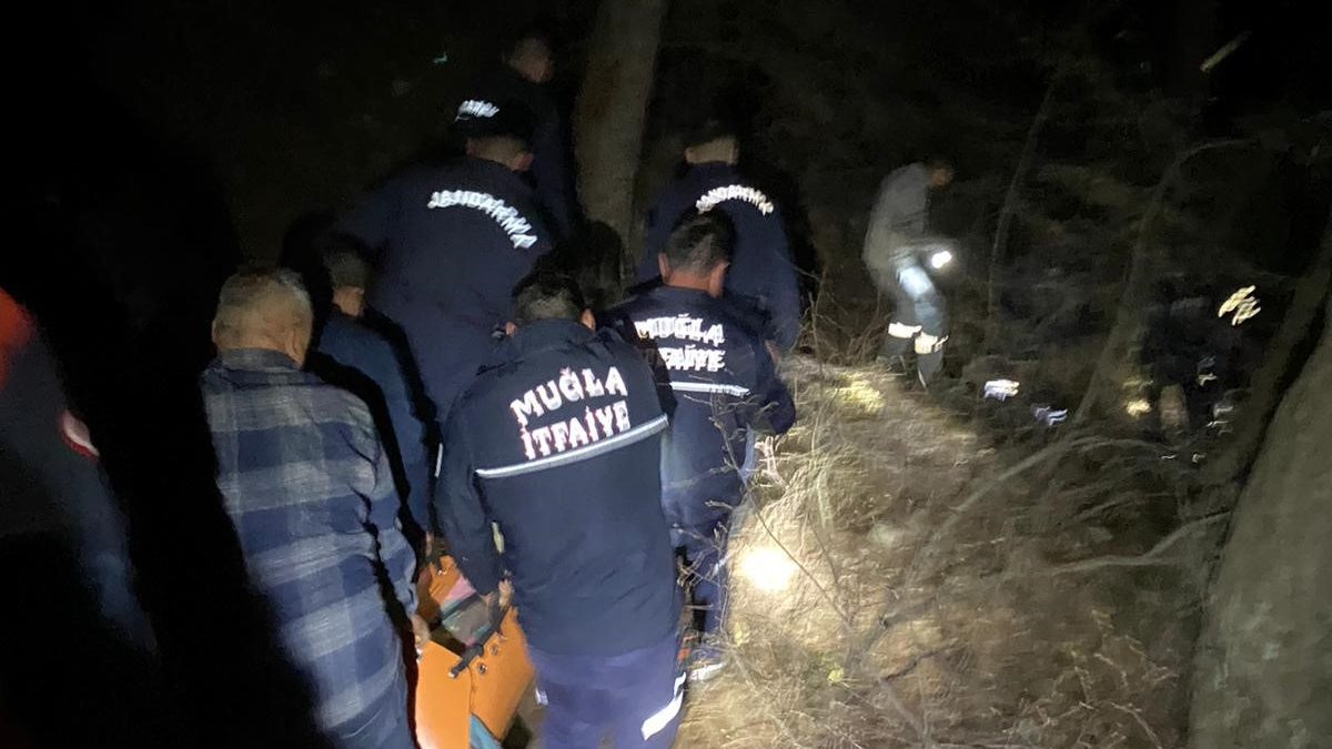 Menteşe'de kayalıklardan düşen, Menteşe kayalıklardan düşerek yaralanan