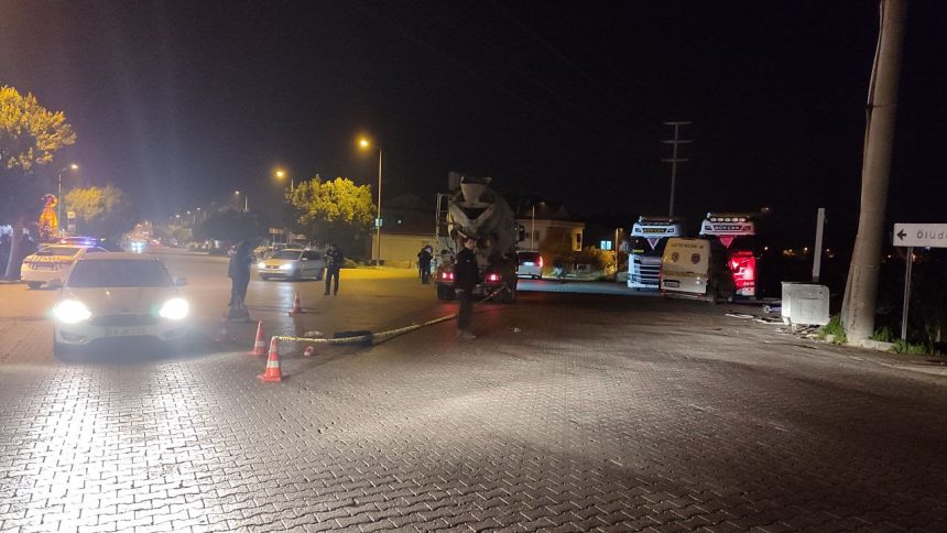 Fethiye’de trafik kazası fethiye kaza çatalarık kaza beton mikseri çatalarık köprüsü