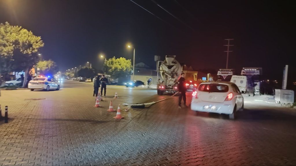 Fethiye’de trafik kazası fethiye kaza çatalarık kaza beton mikseri çatalarık köprüsü
