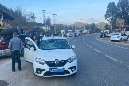 Marmaris'te otomobil yayaya, Marmaris yayaya çarptı