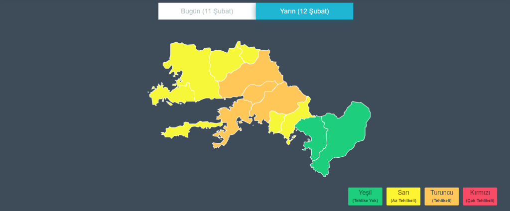 muğla sağanak fırtına meteoroloji turuncu kodlu uyarı