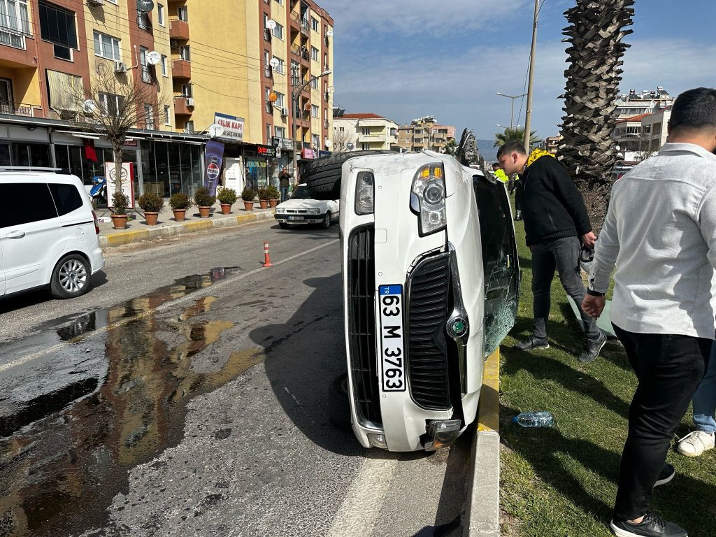 Milas trafik kazası Milas kaza halilbey bulvarı kaza