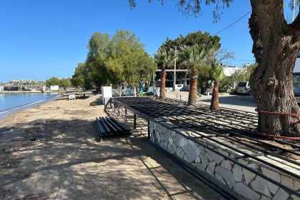 bodrum metal platform bodrum halk plajı platform Yalıkavak metal platform Yalıkavak halk plajı