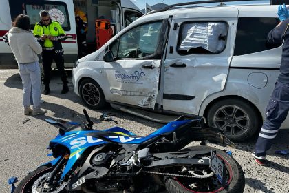 milas motosiklet kazası milas trafik kazası milas kaza milas ofis kavşağı kaza