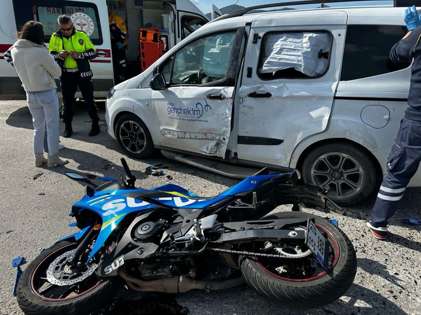 milas motosiklet kazası milas trafik kazası milas kaza milas ofis kavşağı kaza
