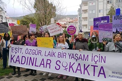 menteşe 8 mart muğla 8 mart menteşe kadın platformu açıklama yürüyüş