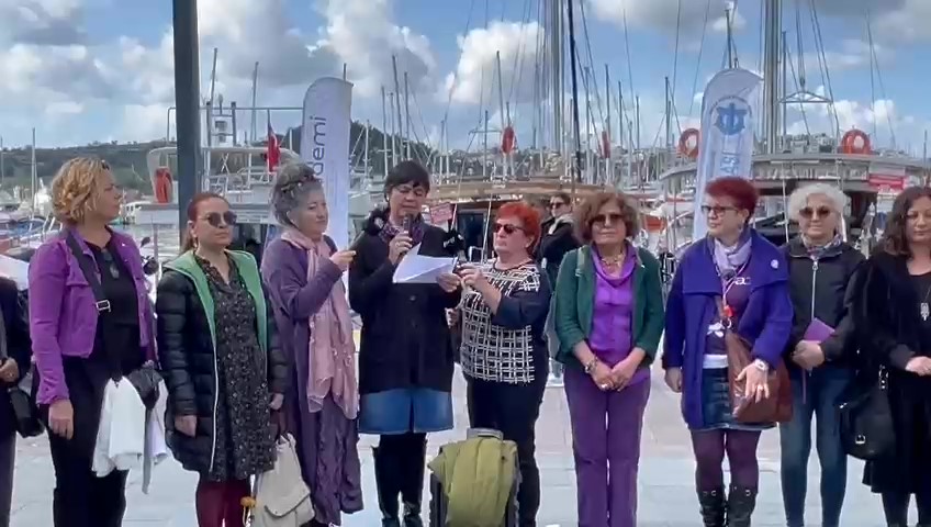Bodrum Kent Konseyi Kadın Meclisi açıklama 8 mart