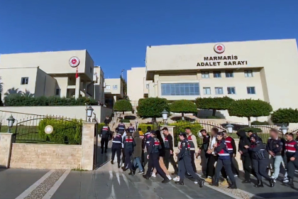 Marmaris'te "Çetibeli" suç örgütüne, Marmaris'te yurttaşların arazilerini