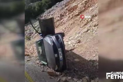 fethiye uçurumdan düşen araç fethiye el freni araç fethiye faralya araç düştü el freni çekilmeyen