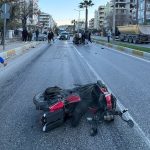 Milas'ta otomobilin elektrikli bisiklete, otomobilin elektrikli bisiklete çarpması
