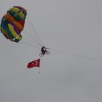 Fethiye-Marmaris bisikletli Cumhurbaşkanlığı Bisiklet Turu paraşütlü bisiklet Salih tunç