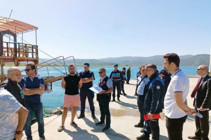Ula tekneler Çevre Şehircilik ve İklim Değişikliği İl Müdürlüğü Tekne denetimi