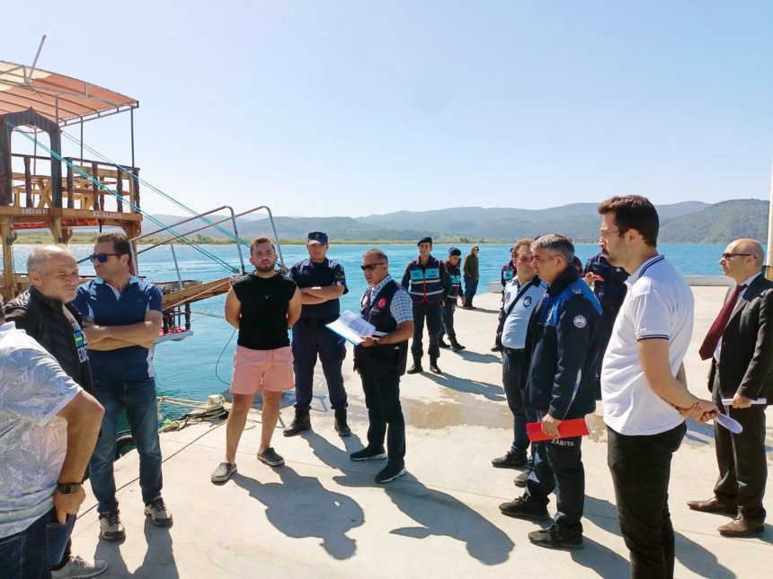 Ula tekneler Çevre Şehircilik ve İklim Değişikliği İl Müdürlüğü Tekne denetimi
