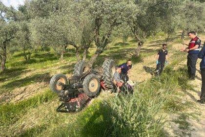 Yatağan trafik kazası traktör Ali Çine kaza