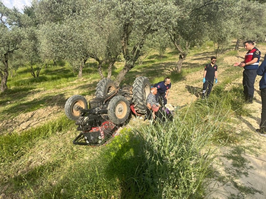 Yatağan trafik kazası traktör Ali Çine kaza