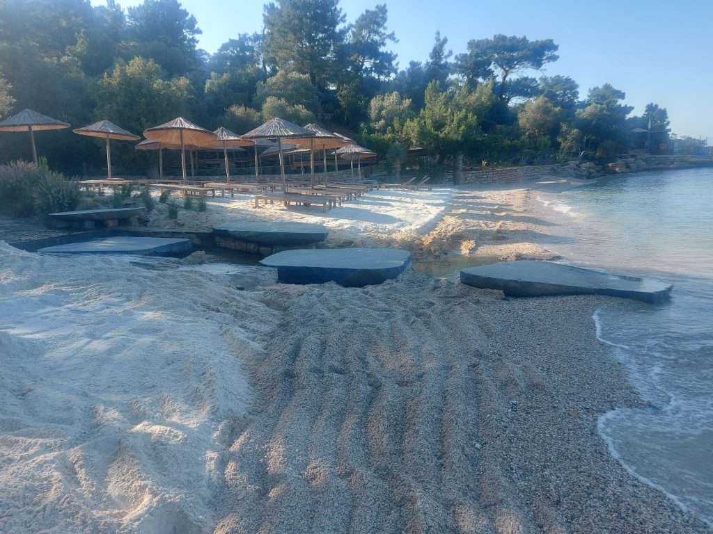 Bodrum beyaz kum Mesa Sitesi cezası